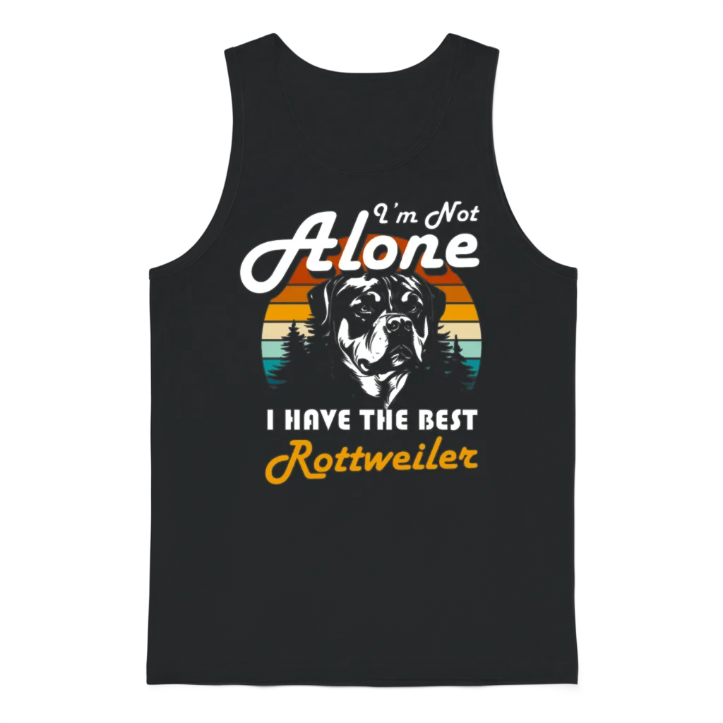 Fighting Dog Dog Lover Mistress Service Dog Unisex Tank Top - Black
