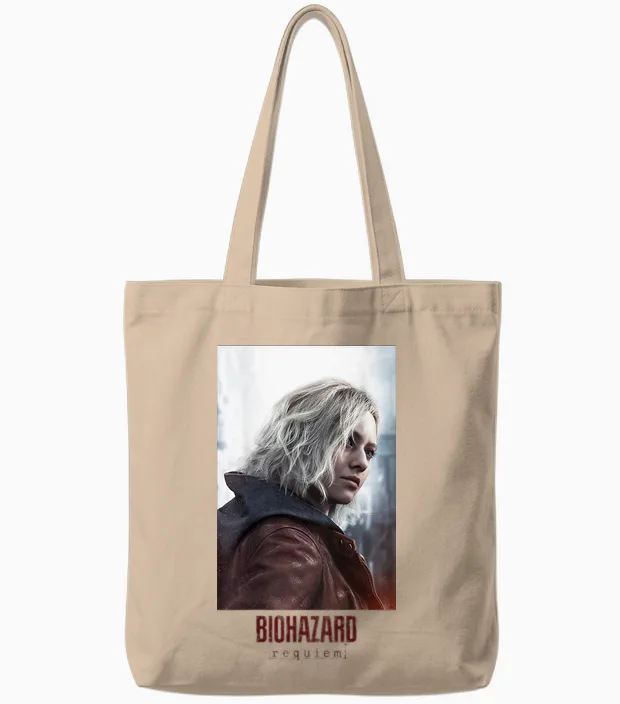 Resident Evil Requiem Grace Art Bp Tote Bags in Natural