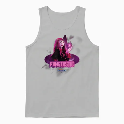 Monster High T-Shirt: Draculaura Cartoon, Schwarz, S, Kurzarm, Damen, Mädchen, Damen, Klassisch, Cartoon-Muster: Draculaura Von Monster High Unisex Tank Top - Ash