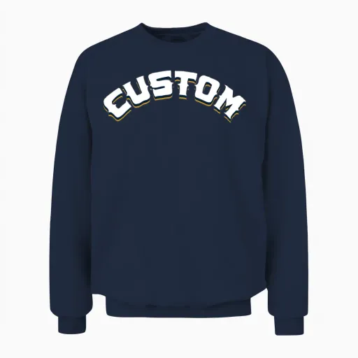 Custom Unisex Sweatshirt in Navy