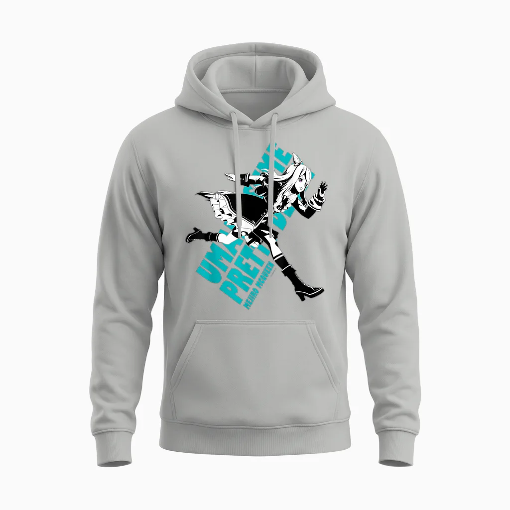 Umamusume: Pretty Derby Mejiro Mcqueen Unisex Hoodie in Ash