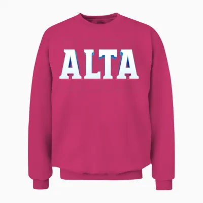 Retro - Alta Unisex Sweatshirt - Heliconia