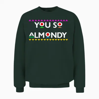 Hey Almond Unisex Sweatshirt - Forest