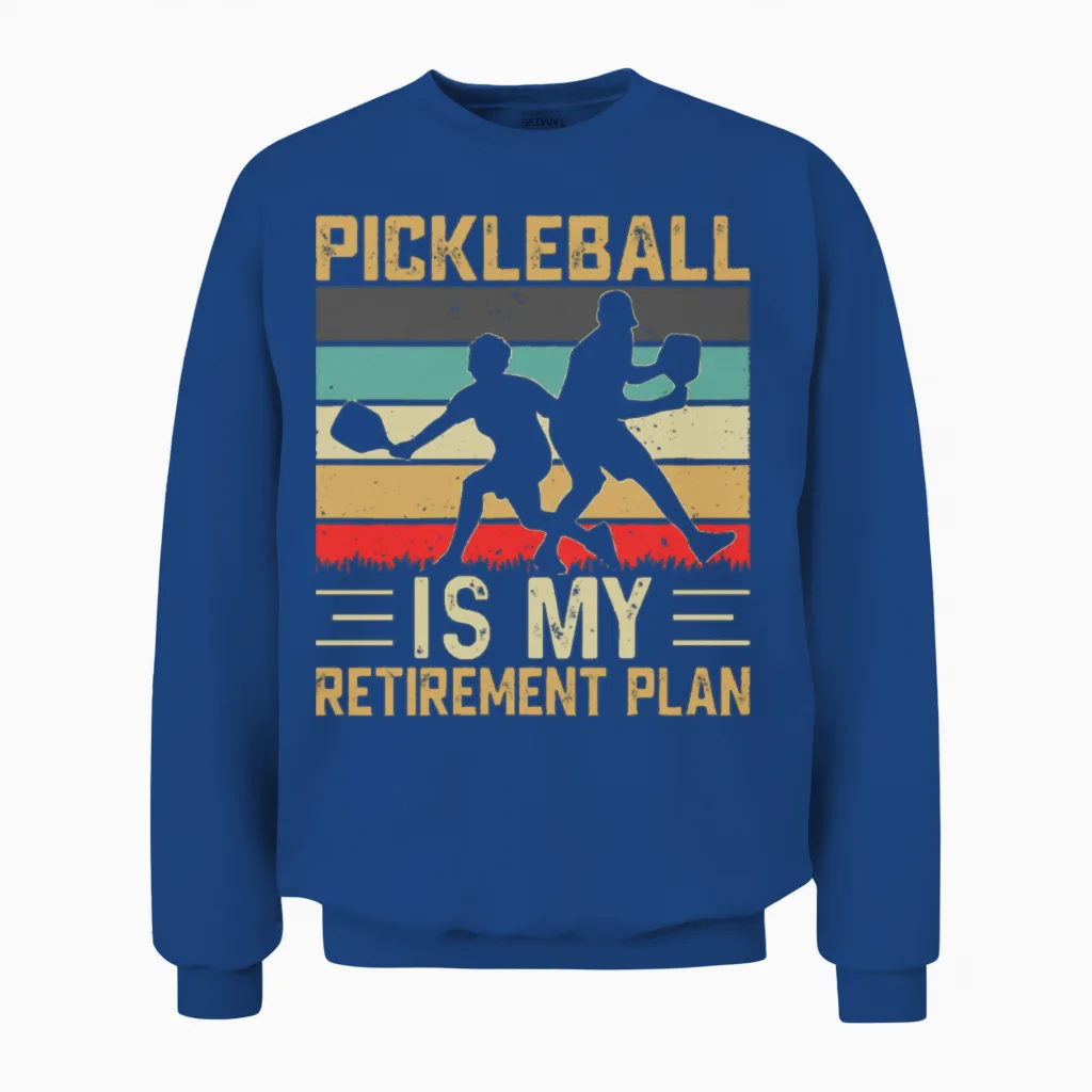 Funny Pickleball Unisex Sweatshirt in Royal
