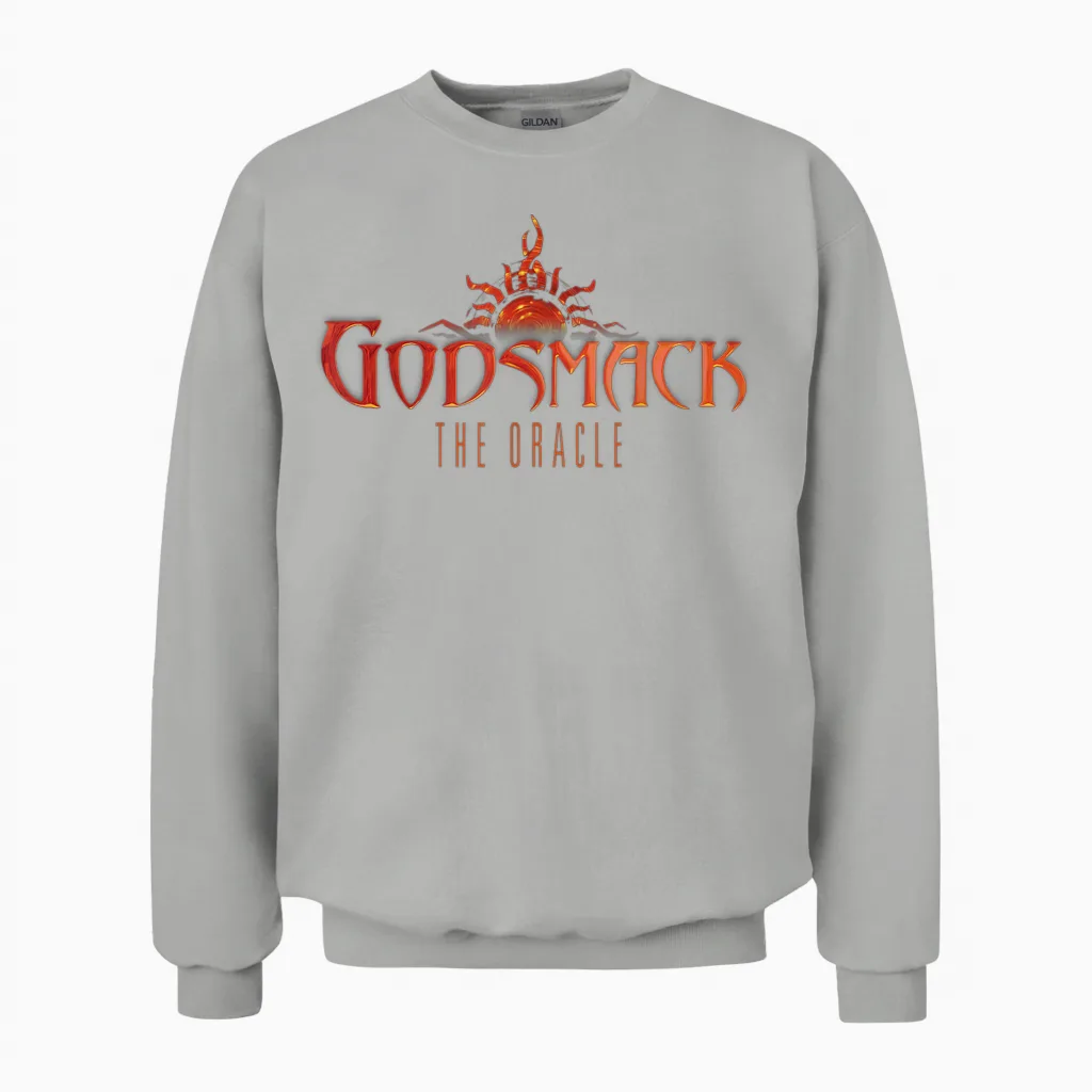 Godsmack the Oracle Red Unisex Sweatshirt in Ash
