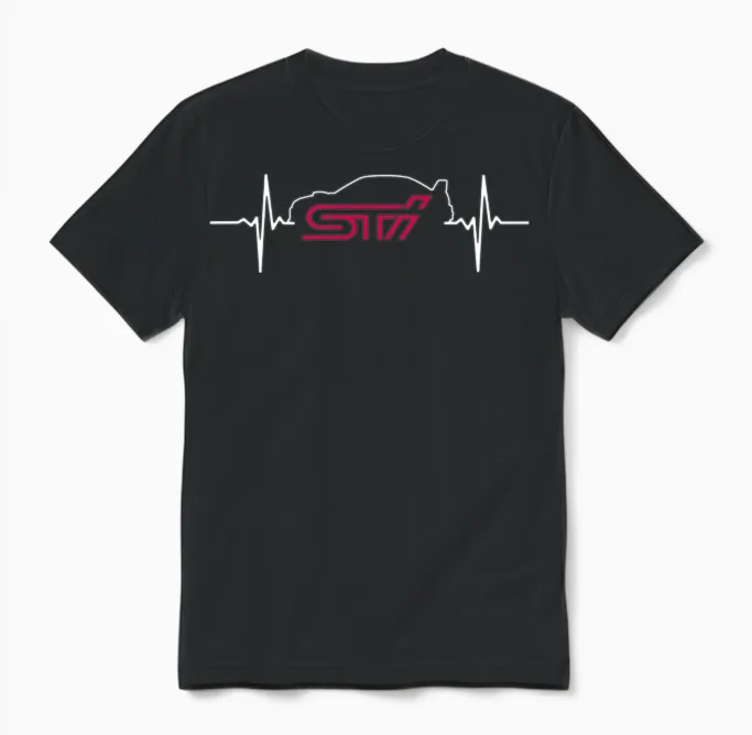 Subaru Impreza Wrx Sti 9 Unisex T-Shirt in Black