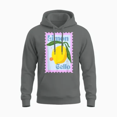 Limoncello Lemons Italian Summer Unisex Hoodie - Graphite Heather