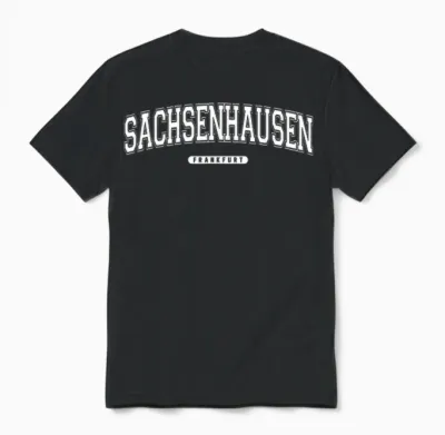 Frankfurt Sachsenhausen College Unisex T-Shirt - Black