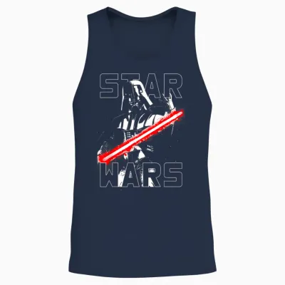 Star Wars Darth Vader Portrait of Light Unisex Tank Top - Navy