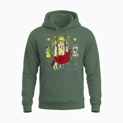 Jane’s Addiction Habitual Unisex Hoodie - Military Green