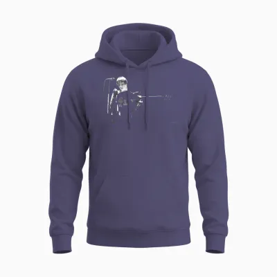 Paul Weller the Jam Gitarrenstecker Von Virginia Turbett Unisex Hoodie - Heather Sport Dark Navy