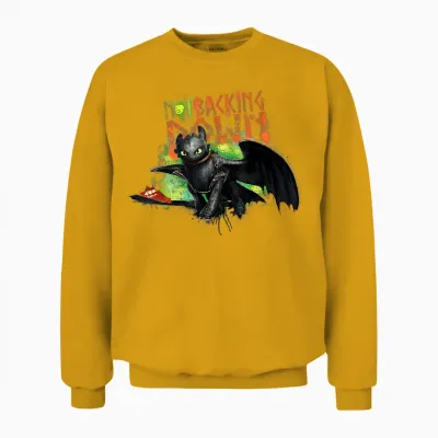 No Sacrifice How to Train Your Dragon Movie 2025 Unisex Sweatshirt - Gold