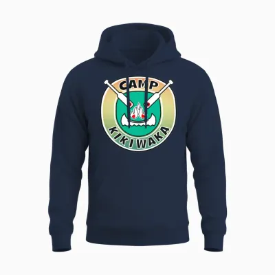 Retro Kikiwaka Unisex Hoodie - Navy