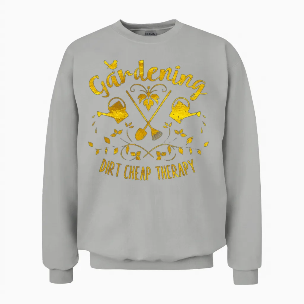 Funny Gardening Unisex Sweatshirt in Ash