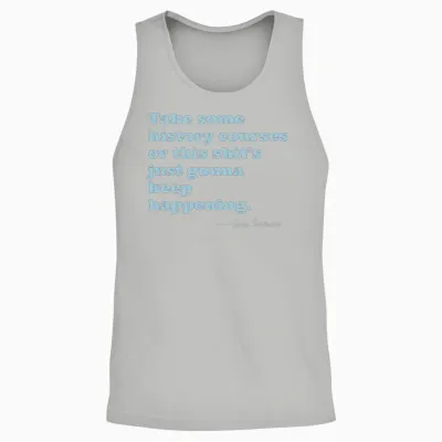 History Schmistory Unisex Tank Top - Ash
