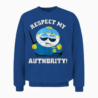 South Park Officer Cartman Unisex Sweatshirt - Royal