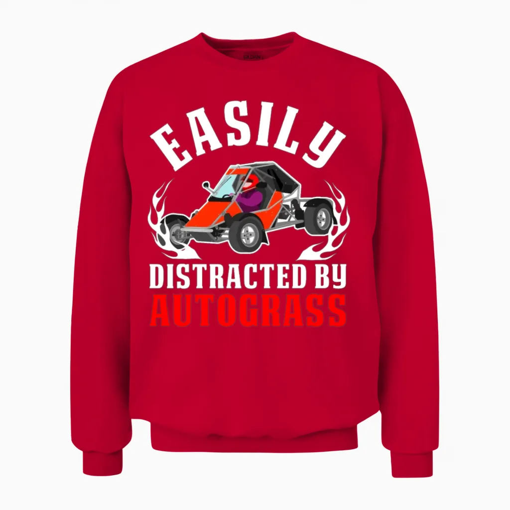 Retro Unisex Sweatshirt in Red