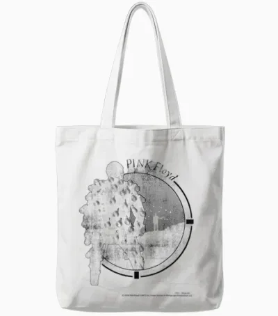 Pink Floyd Pink Floyd Silhouette De Tonnerre Délicate Tote Bags - White
