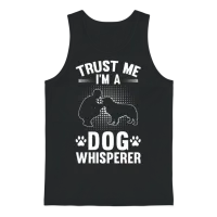 Dog Trainer Men Dog Agility Training Unisex Tank Top - Black – 1