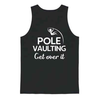 Pole Vaulting - Pole Vaulting Unisex Tank Top - Black