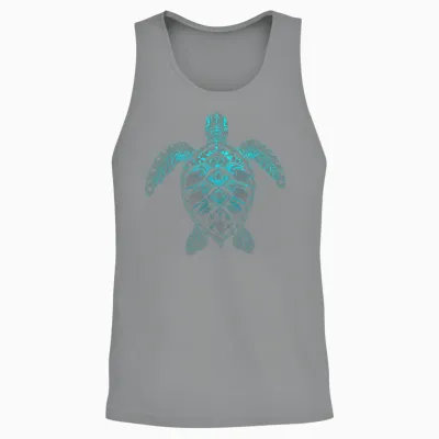 Mandala Schildkröte Unisex Tank Top - Sport Grey
