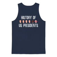 Anti Trump Usa President Election Impeach Clown Unisex Tank Top - Navy – 1