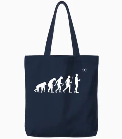 Drone Pilot Evolution Tote Bags - Navy