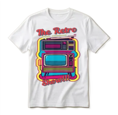 The Retro Show Unisex T-Shirt - White
