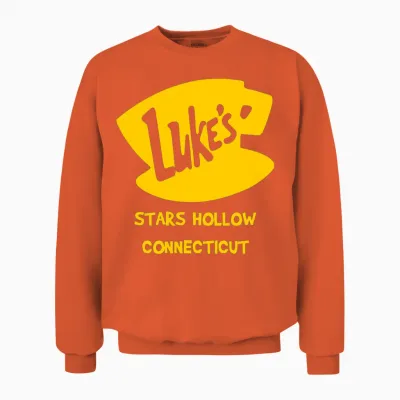 Lukes Diner Unisex Sweatshirt - Orange