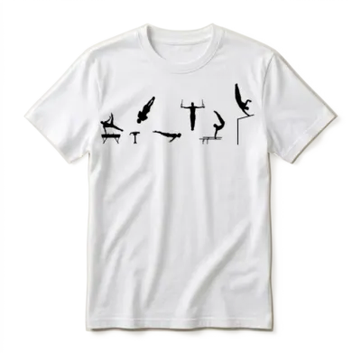 Men's Gymnastics Unisex T-Shirt - White