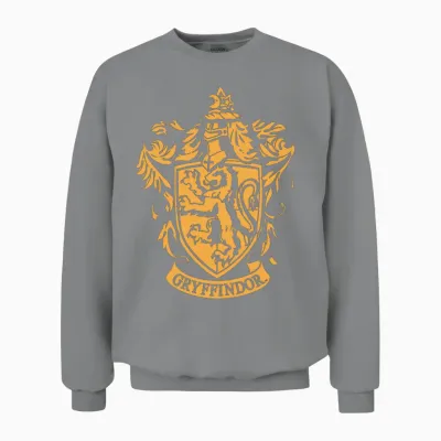 Harry Potter Gryffindor Coat of Arms Unisex Sweatshirt - Sport Grey