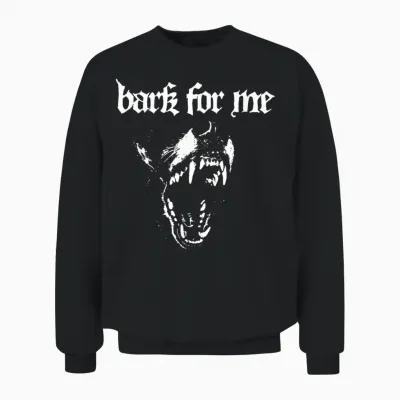 Blackletter Aesthetic Trendy Unisex Sweatshirt - Black