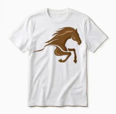 Horse Unisex T-Shirt - White