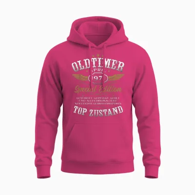 55. Geburtstag Geschenk Mann Oldtimer April 1971 55 Jahre Unisex Hoodie - Heliconia