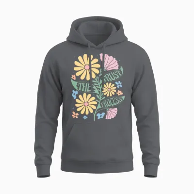Trust the Process Unisex Hoodie - Charcoal