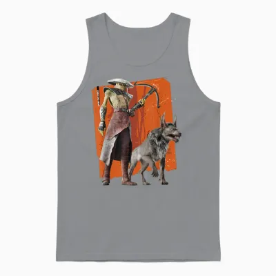 Star Wars the Mandalorian and Grogu Movie Embo and Keibu Unisex Tank Top - Sport Grey