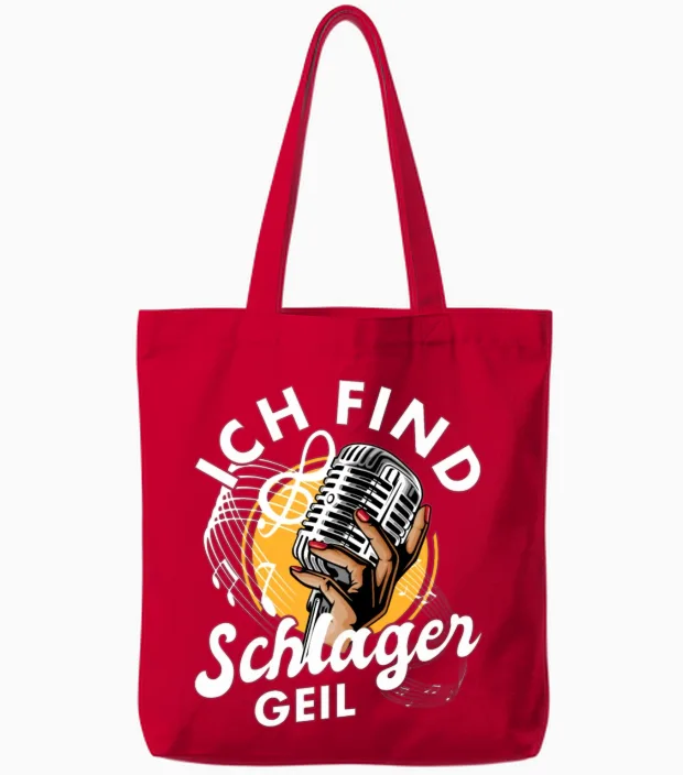 Folk Music Party Festival Outfit German Hits Tote Bags in Red