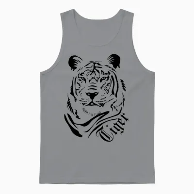 Tiger Unisex Tank Top - Sport Grey