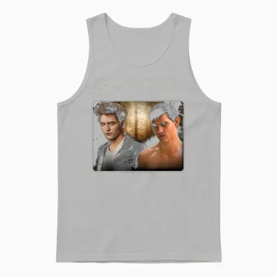 Twilight Saga I Watch Twilight for the Plot Meme Movie T-Shirt, Black, S Unisex Tank Top - Ash