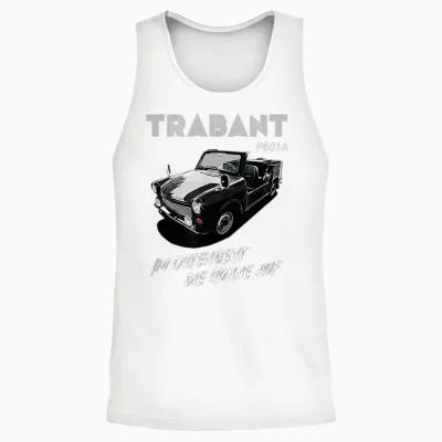 Trabi Kübel Unisex Tank Top - White