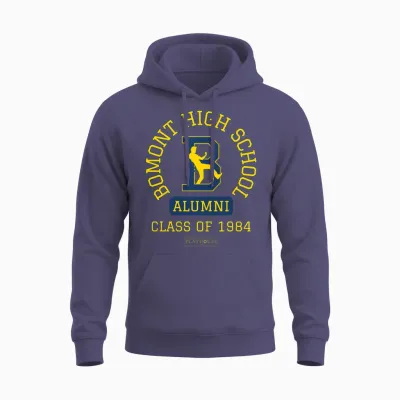 High School Alumni Unisex Hoodie - Heather Sport Dark Navy