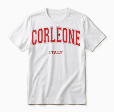 Corleone Italien Stadt Unisex T-Shirt - White