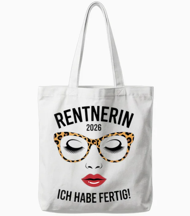 Pensioner 2026 Women's Retirement Retirement Tote Bags in White