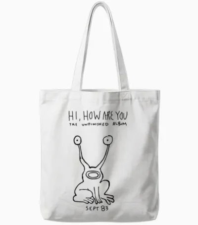 Hi, How Are You Tote Bags - White