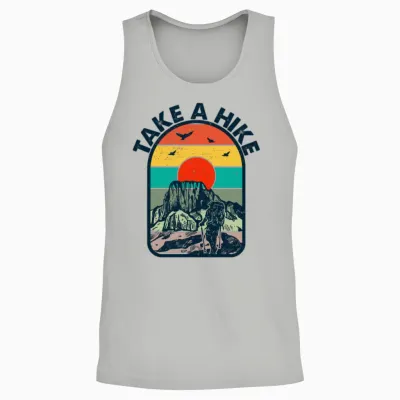Take a Hike Unisex Tank Top - Ash