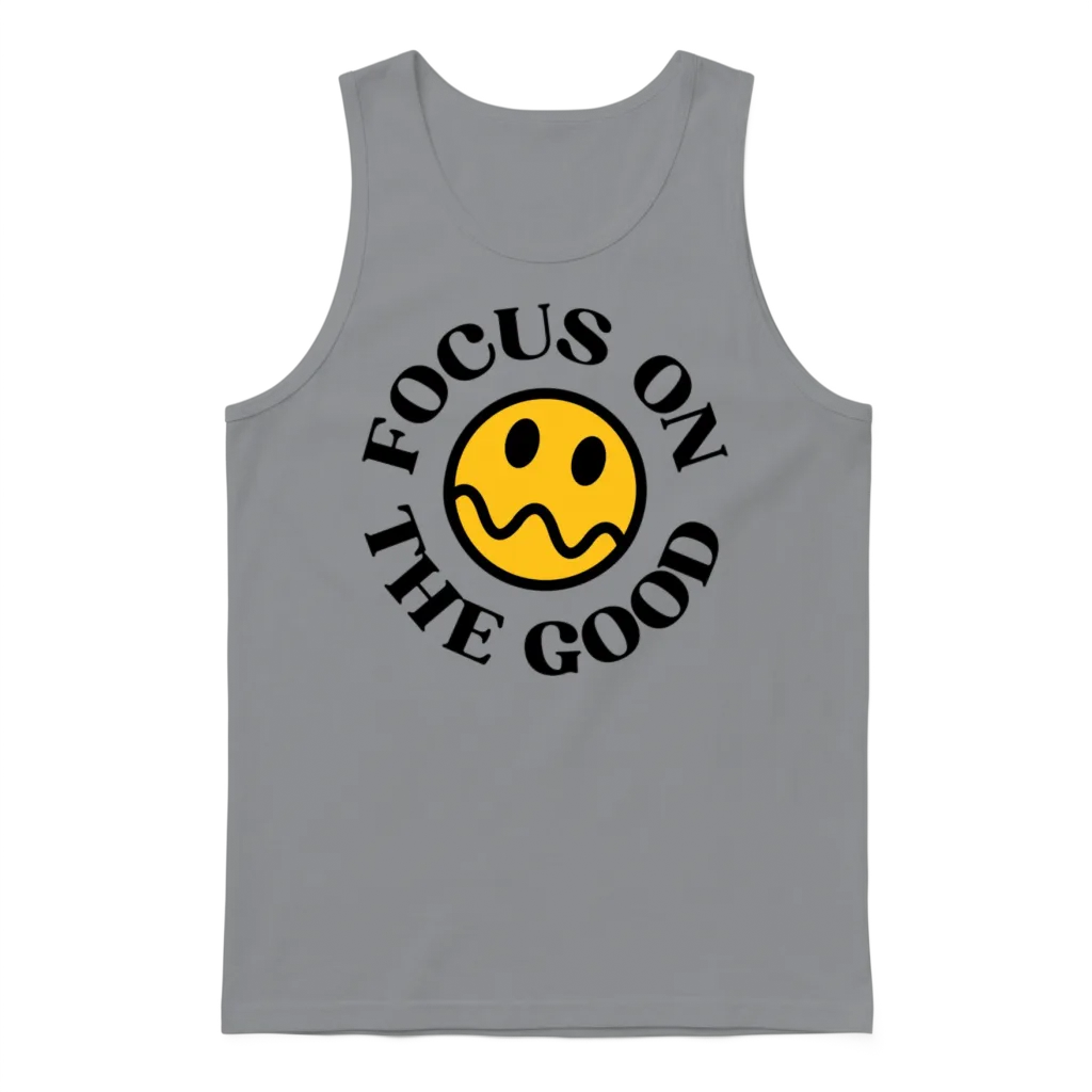 Focus on the Good Unisex Tank Top - Sport Grey