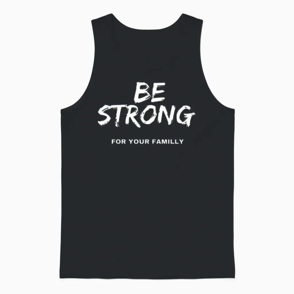 Best T-Shirt Design with a High Quality Unisex Tank Top in Black