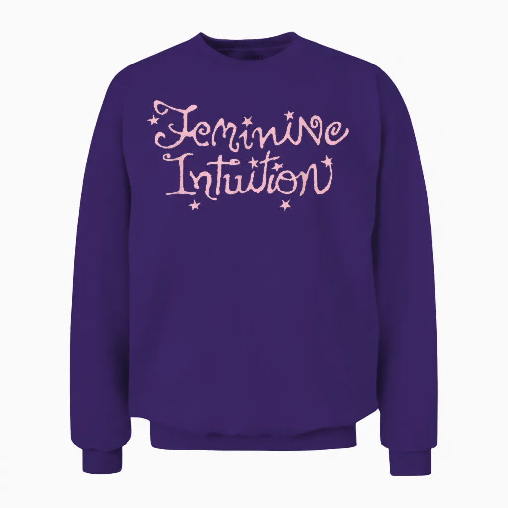 Offizielle Olivia Rodrigo Feminine Intuition Unisex Sweatshirt in Purple