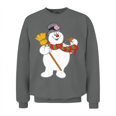 Frosty the Snowman New Sku Unisex Sweatshirt - Graphite Heather