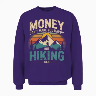 Hiking Lover Unisex Sweatshirt - Purple